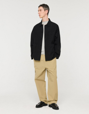 Castart SPRING Overshirt - Washed Black