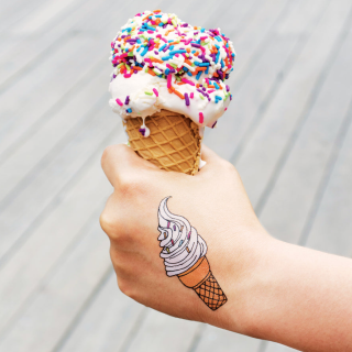 Tattly Temporary Tattoos - Soft Serve 