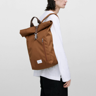 Sandqvist - GROUND Rolltop Backpack L: Sepia Brown