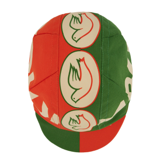 Cinelli - COLUMBUS GREEN BOX GREEN & RED Cycling Cap
