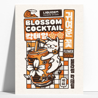 Paiheme Studio Poster: Blossom Cocktail Print 