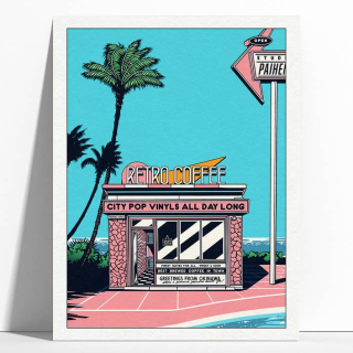 Paiheme Studio Poster: City Pop Coffee 