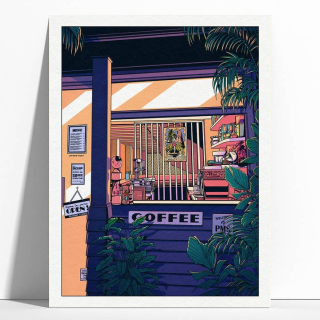 Paiheme Studio Poster: Night Coffee
