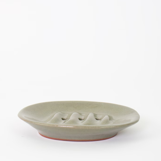 A World of Craft - SELMA Soapholder in Greygreen