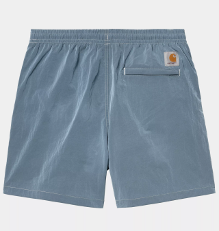 Carhartt WIP Canby Swim Trunks - Clay Blue / White
