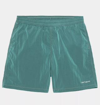 Carhartt WIP Canby Swim Trunks - Rainforest / White