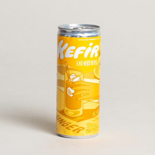 Kéfir Eau Vertueuse: Virtuous Ginger & Organic Turmeric Water Kefir