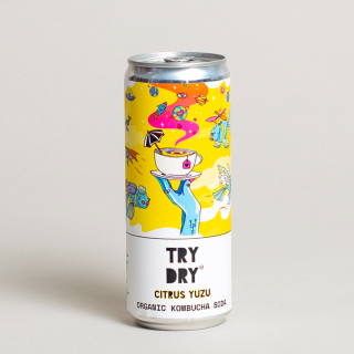 Counter Culture: Citrus Yuzu Organic Kombucha Soda // Try Dry® 