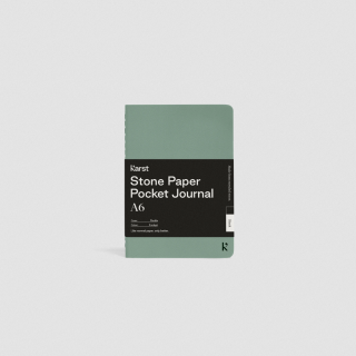 Karst - Stone Paper Pocket Notebook A6 Eucalypt