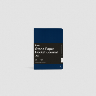 Karst - Stone Paper Pocket Journal A6 Navy