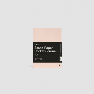 Karst - Stone Paper Pocket Journal A6 Peony