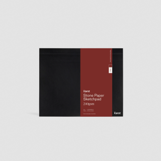 Karst - Stone Paper Sketchpad Black