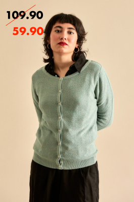 Kitchener Items - Charlotte Cardi Dusty Turquoise