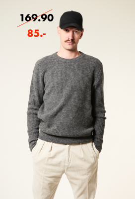 Kitchener Items - Mika Spez Optik Jumper - Grey Melange