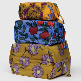 Baggu 3D Zip Set - Night Orchard