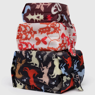 Baggu 3D Zip Set - Western Cut Outs