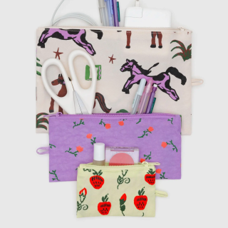 Baggu Flat Pouch Set - Painted Prairie