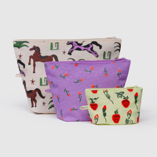 Baggu Go Pouch Set - Painted Prairie