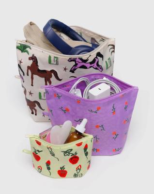 Baggu Go Pouch Set - Painted Prairie