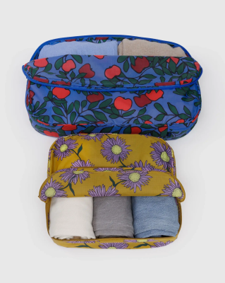 Baggu Large Packing Cube Set - Night Orchard