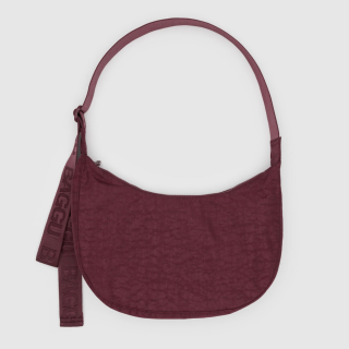 Baggu Medium Nylon Crescent Bag - Mahogany