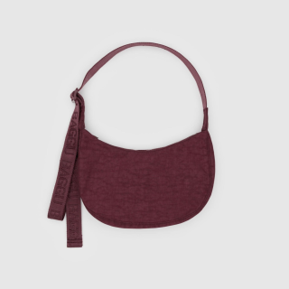 Baggu Small Nylon Crescent Bag - Mahogany