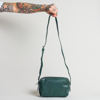 Kitchener Items - Ross Body Bag - Goat Macolage Green