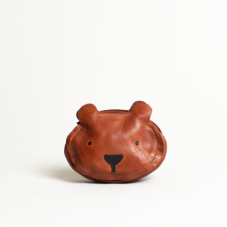Kitchener Items - Mini Pouch Bear - Cognac Brown