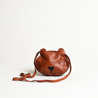 Kitchener Items - Mini Pouch Bear - Cognac Brown