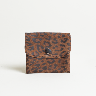 Kitchener Items - Small Purse - Brown Cow Leopard