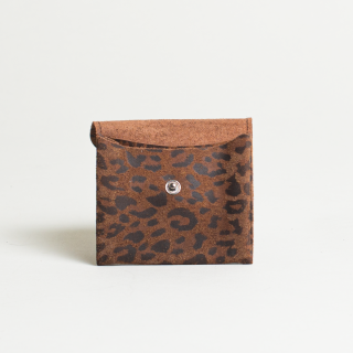 Kitchener Items - Small Purse - Brown Cow Leopard