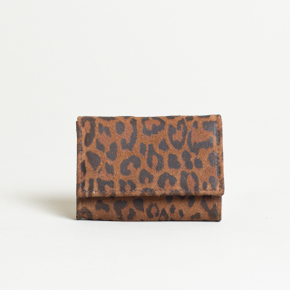 Kitchener Items - Wallet Small - Brown Cow Leopard