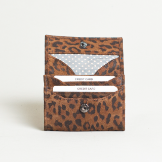 Kitchener Items - Wallet Small - Brown Cow Leopard
