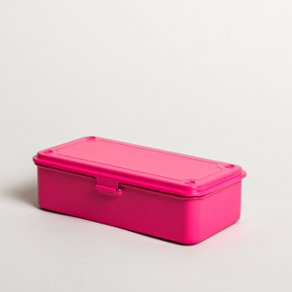 Toyo - Steel Stackable Storage Box T-190: Hot Pink