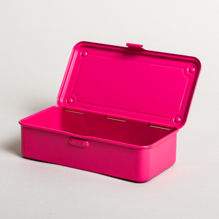 Toyo - Steel Stackable Storage Box T-190: Hot Pink