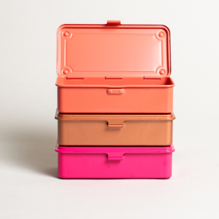 Toyo - Steel Stackable Storage Box T-190: Coral 