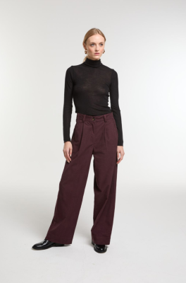Mapoésie - Burgundy Victor Mae Pants