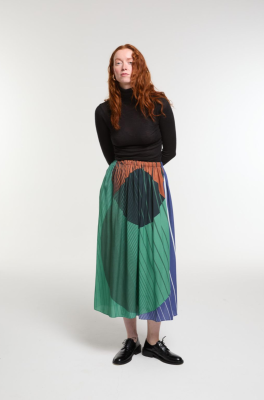Mapoésie - Blue Green Romeo Astre Skirt