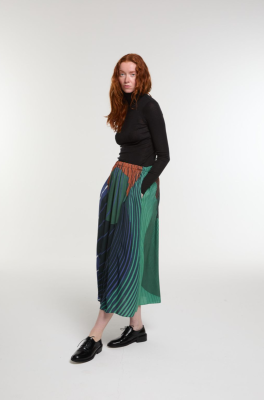 Mapoésie - Blue Green Romeo Astre Skirt