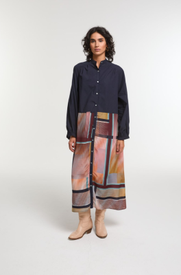Mapoésie - Night Blue Eulalie Prisme Dress
