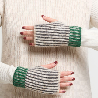 Mapoésie - Dark Green Olly Mittens
