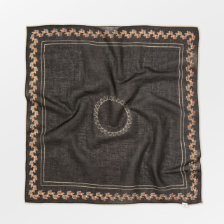Becksöndergaard - Brombeere Cotta Scarf Black 