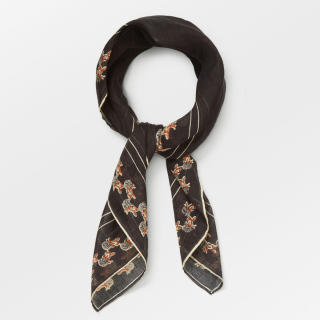 Becksöndergaard - Brombeere Cotta Scarf Black 