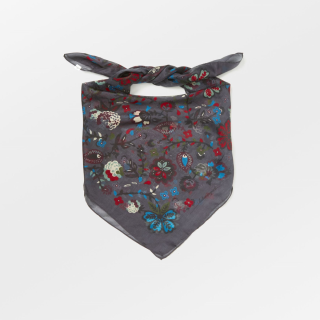 Becksöndergaard - Bromflora Tabby Sia Scarf Asphalt Gray