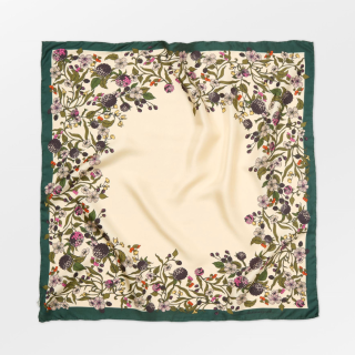 Becksöndergaard - Autumn Blackberry Sia Scarf Birch White