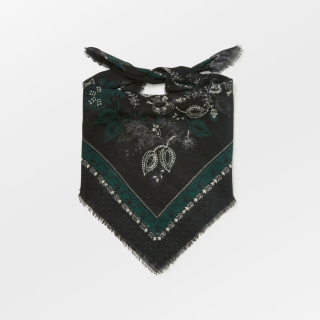 Becksöndergaard - Dotted Flora Woo Scarf Black