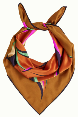 King Louie - Satin Scarf Flow Golden Brown