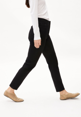 Armed Angels LEJAANI Slim Jeans Organic Cotton Mix X-Stretch - Rinse Black