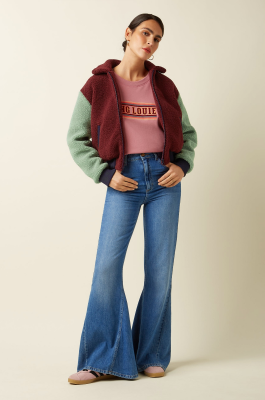 King Louie Fay Jacket Teddy - Beet Red