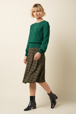 King Louie Juno Skirt Mirth - Rhubarb Red